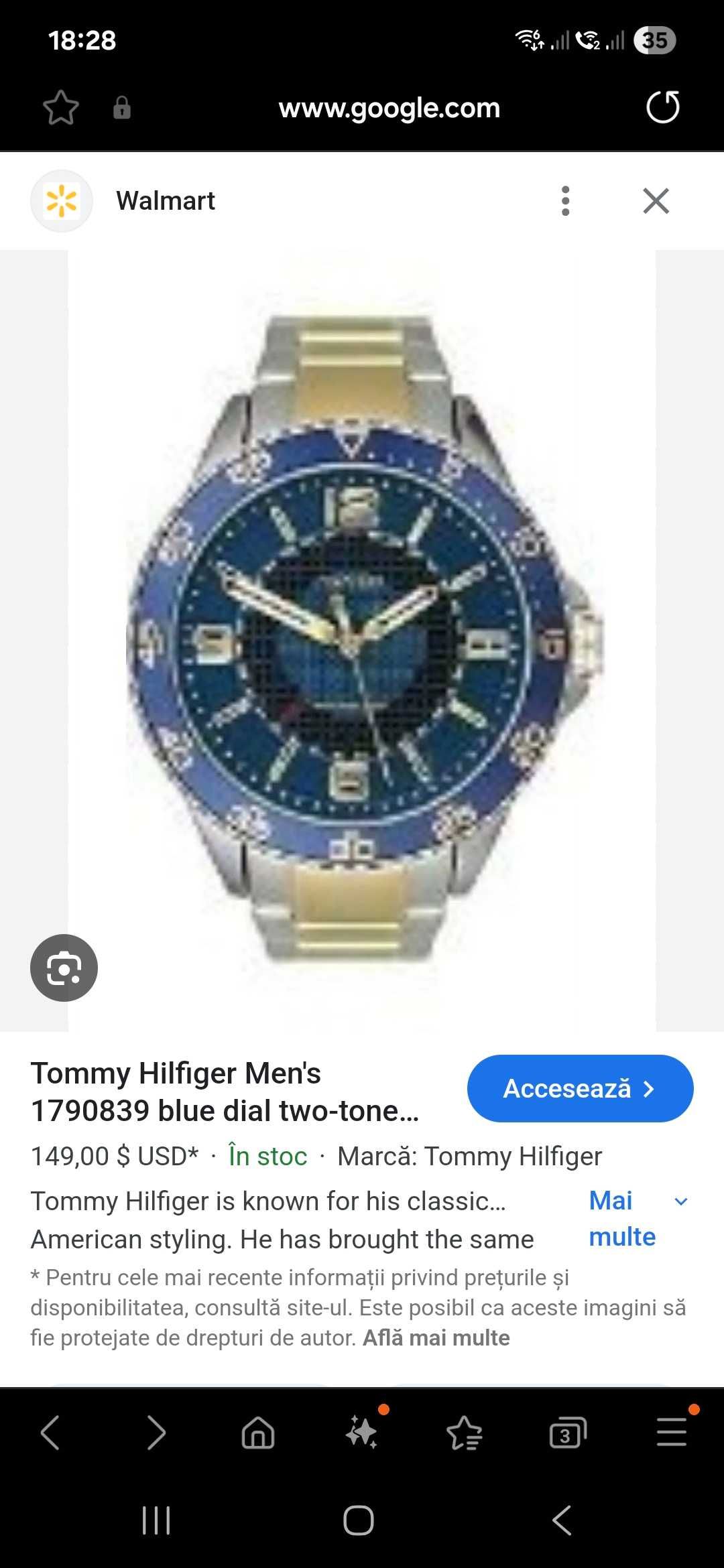 Ceas Tommy Hilfiger