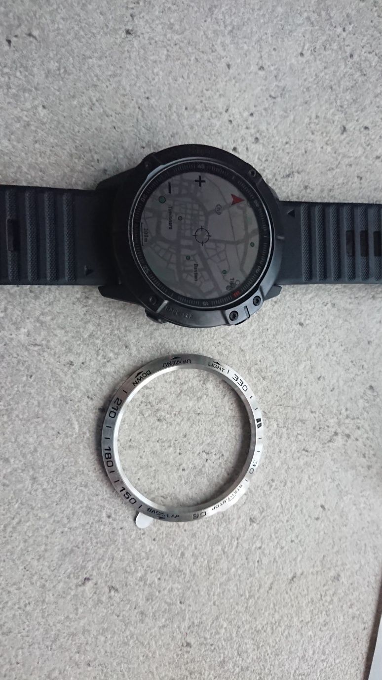 Rama inel protectie pentru garmin fenix 6X Pro 51 mm inox