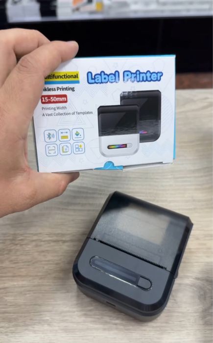 U1 Мини-Портативный Термопринтер 200 DPI — Черный