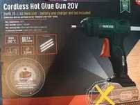 Pistol de lipit cu batoane de plastic parkside