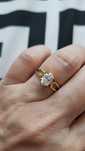 Inel AUR 18k cu diamant
