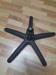 Baza pentru scaun directorial, plastic, 60 cm, neagra, piston inclus