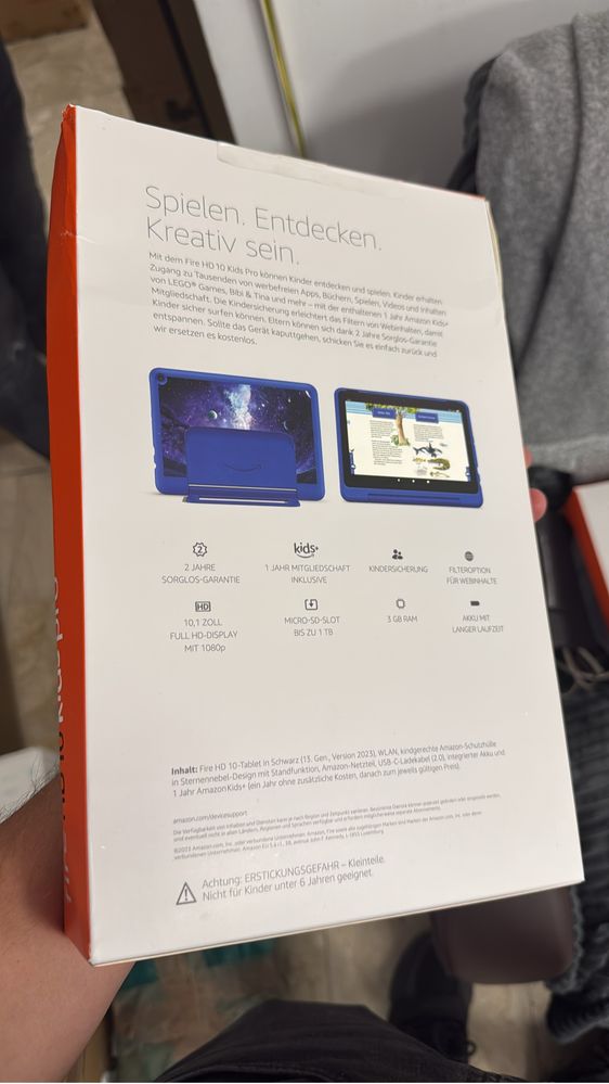 Tableta copii amazon fire hd 10 kids pro noua sigilata 10” 3gb ram