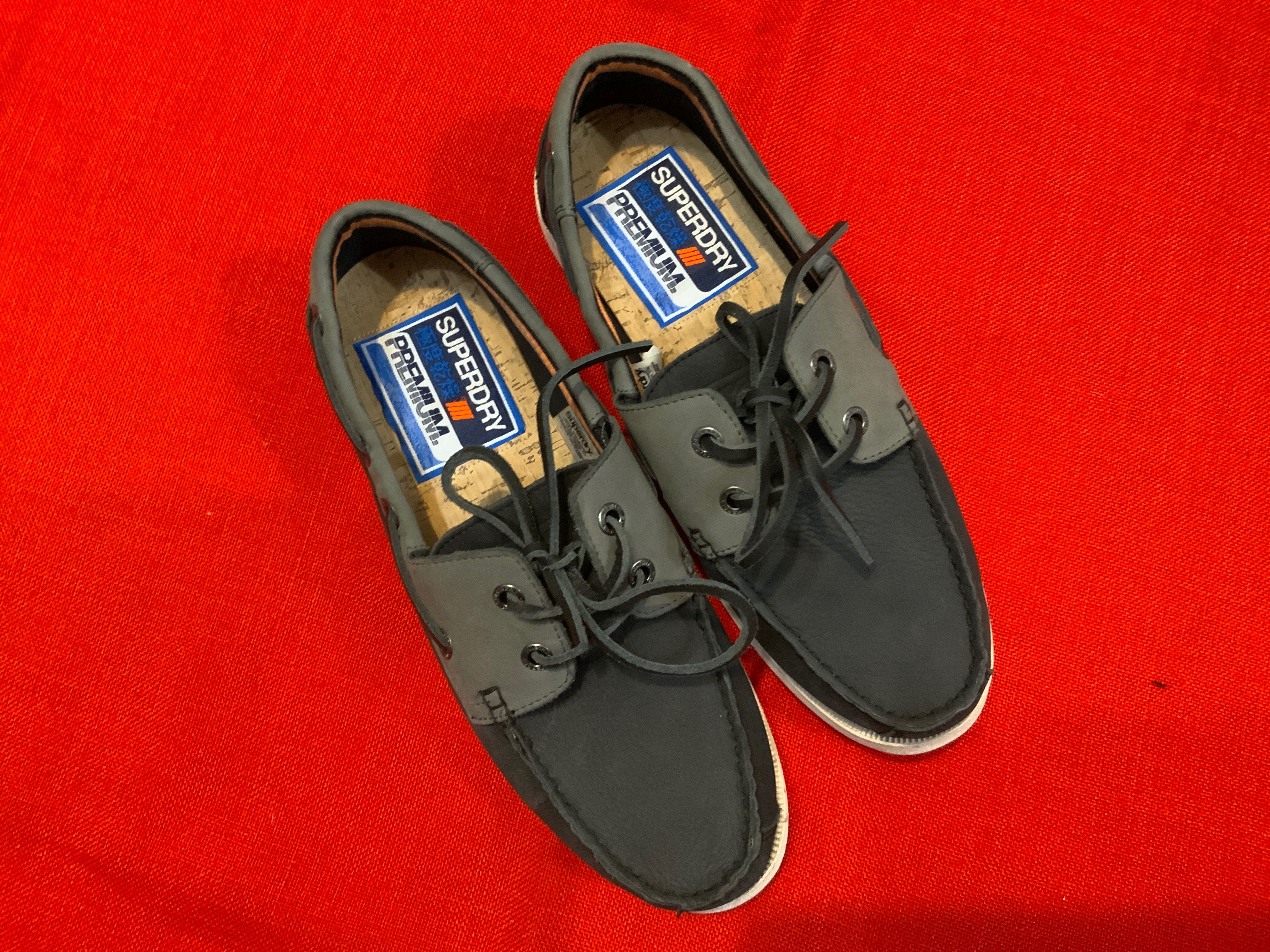 Superdry-оригинални мокасини 43-43,5 размер