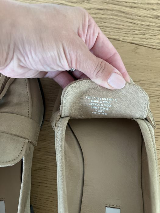 Mocasini piele H&M