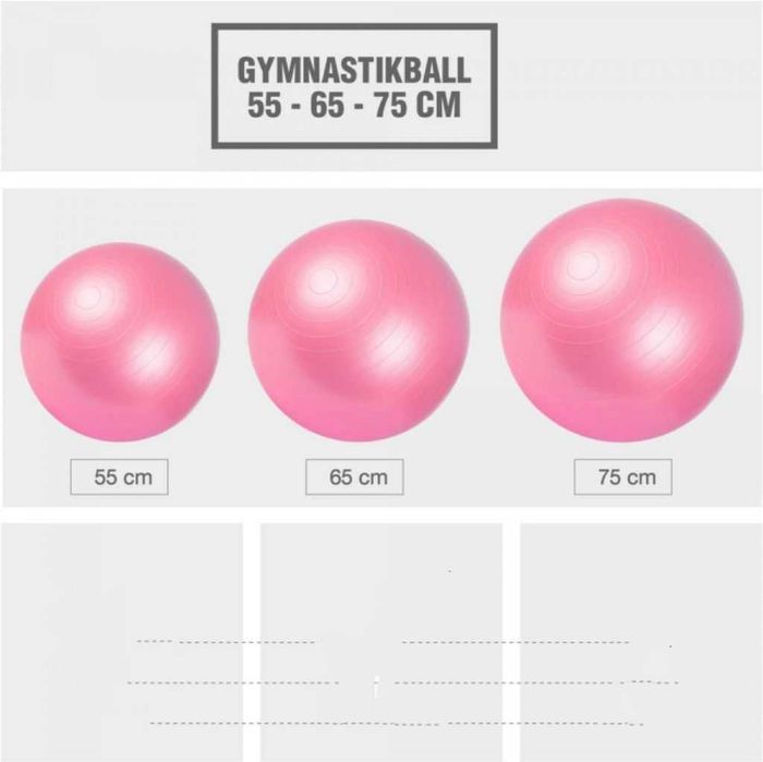 Minge de Yoga/Pilates: 55 cm - 75 cm