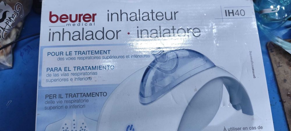 nebulizator vaporizator BEURER IH40 cu ultrasunete ft silentios ca NOU