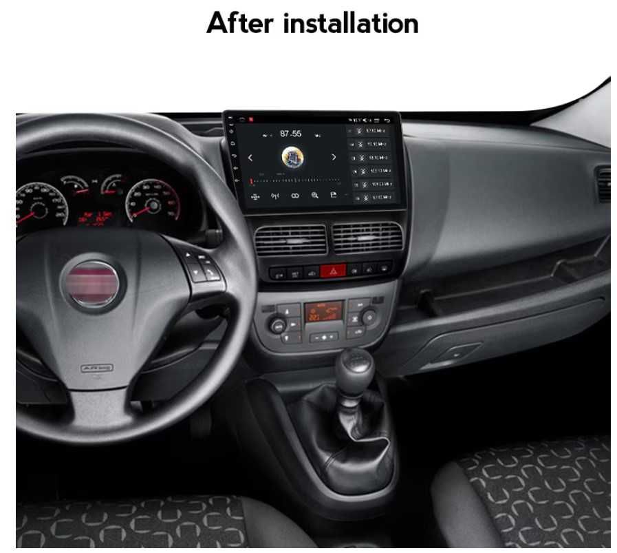FIAT DOBLO 10-15 /OPEL COMBO 11-18 10''Aндроид Навигация, 9847-1DIN