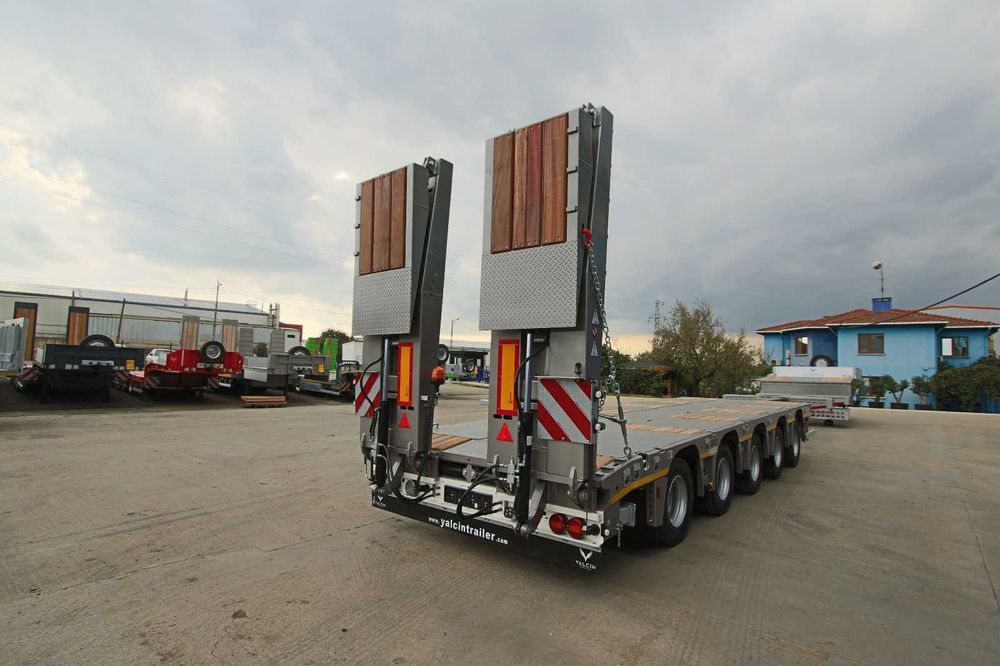 Trailer extensibil transport agabaritic cu 5 axe Yalcin 68 tone util