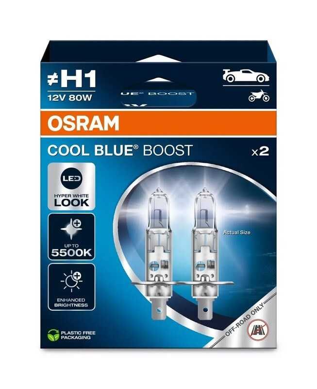 Автомобилни крушки OSRAM COOL BLUE BOOST  H1,H4,H7,H11,HID(XENON)