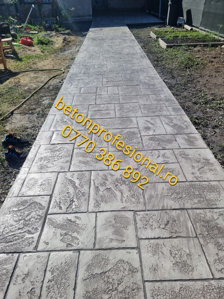 Beton amprentat.