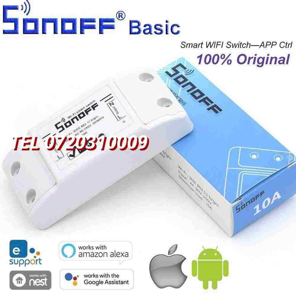 Comutator Releu Wireless Wifi Sonoff Universal Smart Home Pentru Auto