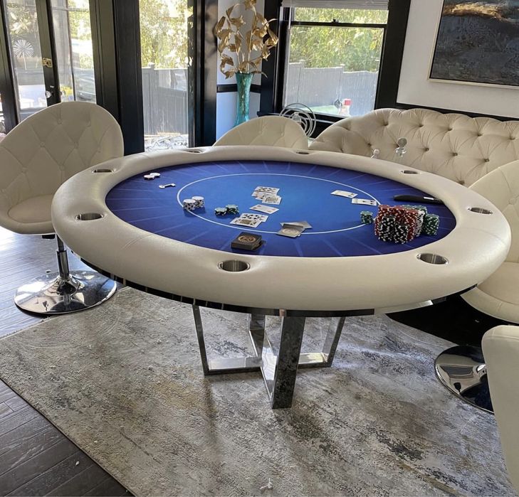 STOC - Mese de poker clasic rotunde livrare rapida din stoc