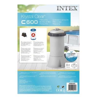 Филтърна помпа за басейни INTEX Easy Set; Frame Pools 220V / 12V 2.3m3