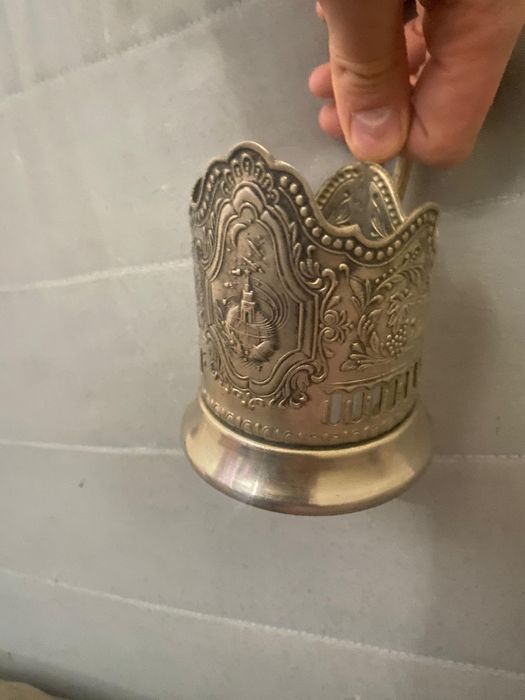 Мельхиоровый подстаканник выгодно