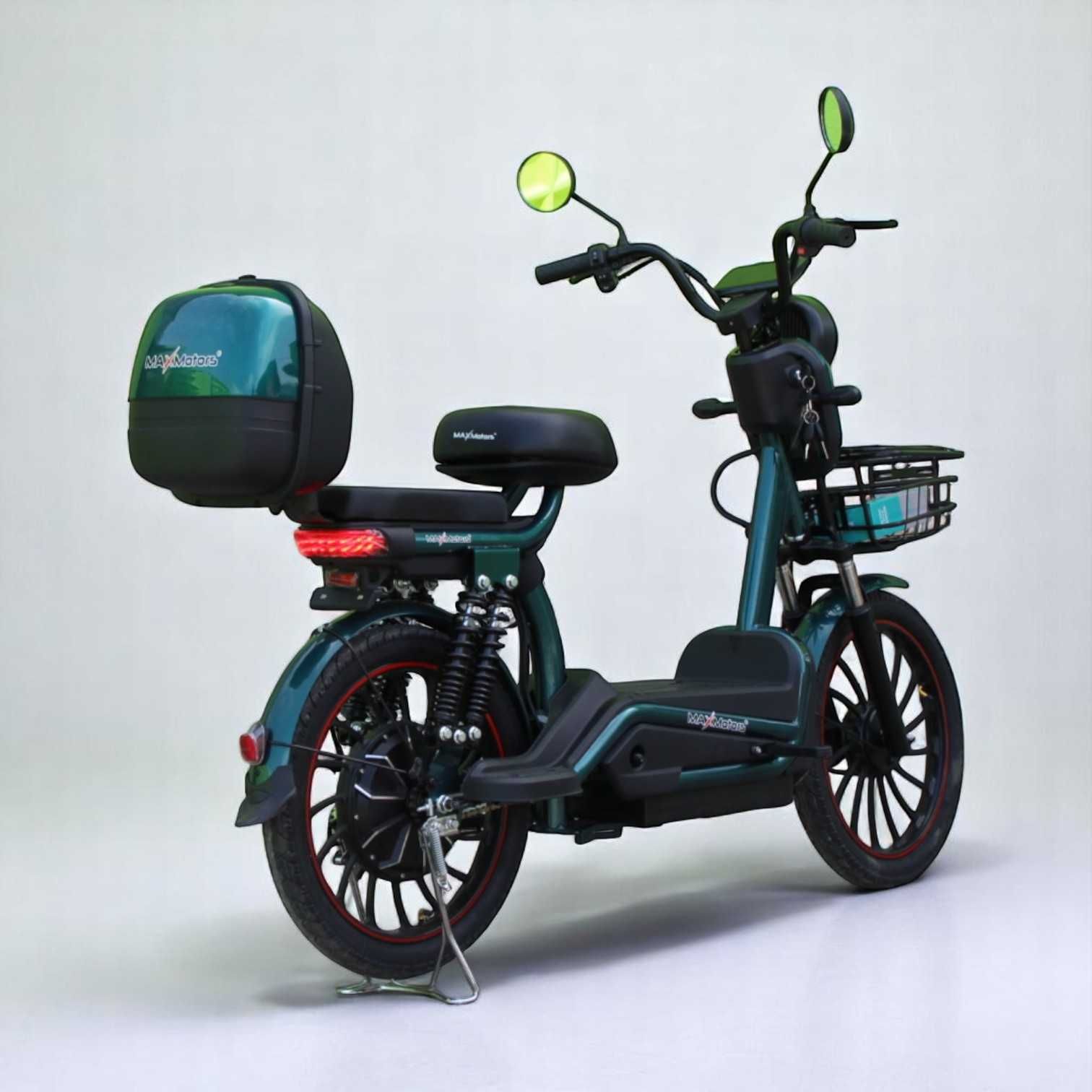 НОВ МОДЕЛ Електрически мотопед с педали MaxMotors EBZ20 1200W/60V/20Ah