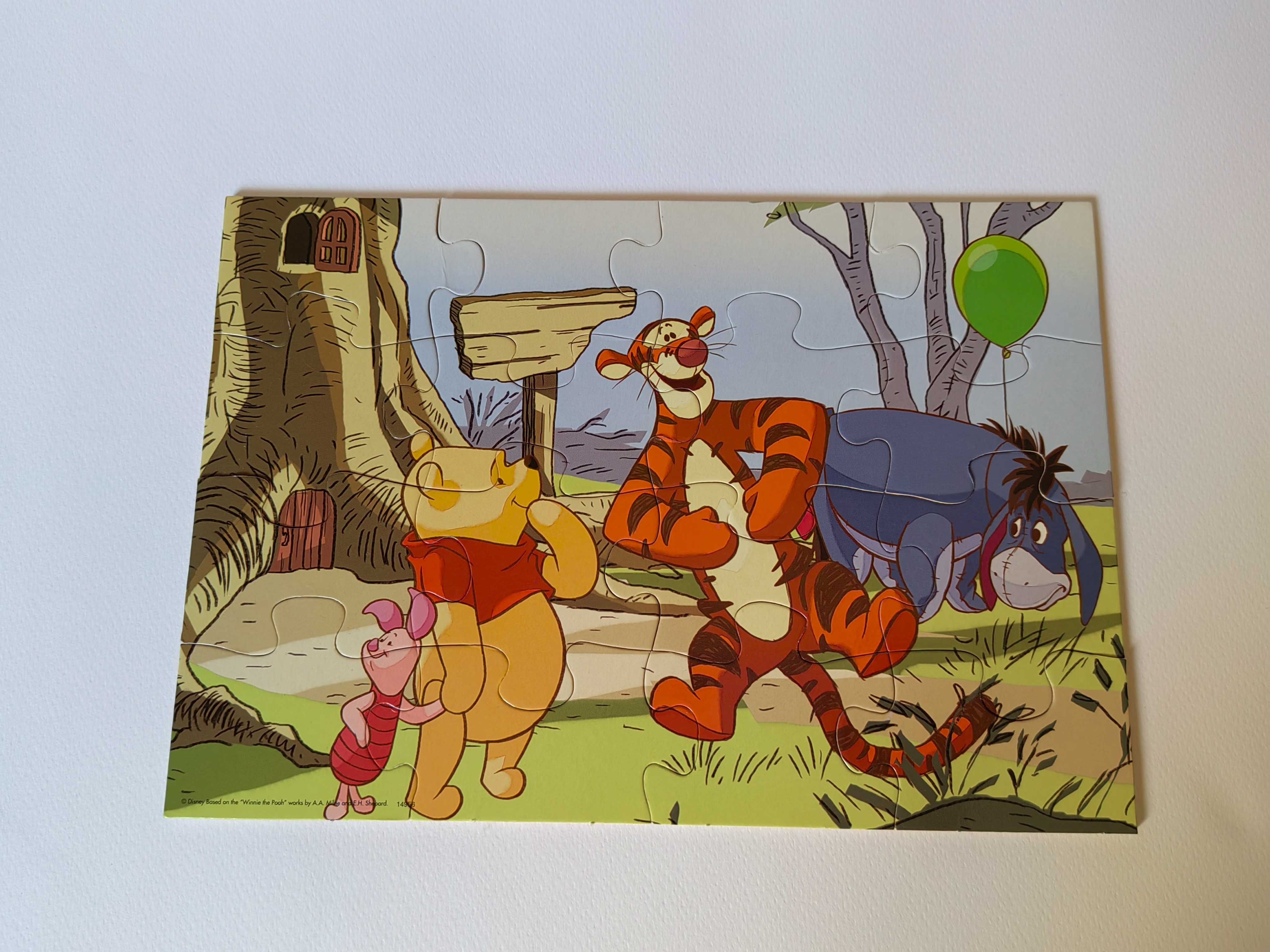 Puzzle din lemn cu  Winnie the Pooh