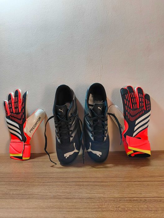 Puma обувки/стоножки ATTACANTO TT и Adidas PERFORMANCE ръкавици