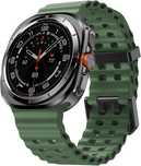 Силиконова Каишка за Samsung Galaxy Watch Ultra - Тъмно зелен цвят