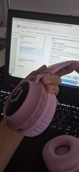 Casti Audio pentru Copii, PowerLocus Buddy cu volum limitat, Micro SD