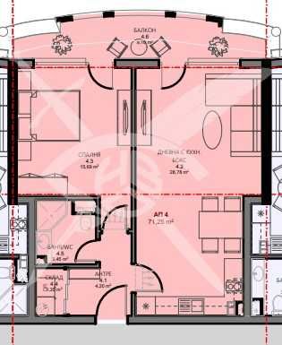 Продава се Двустаен апартамент в Поморие - 71 кв.м за 2200 €/кв.м - Снимка #1