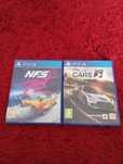 Vând jocuri PS4 NFS heat și proiect cars 3