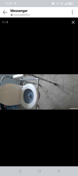 Cadru, bastoane scaun toaleta.