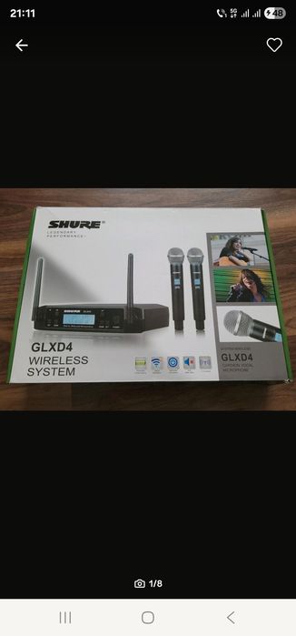 Shure GLXD4   Beta 58A