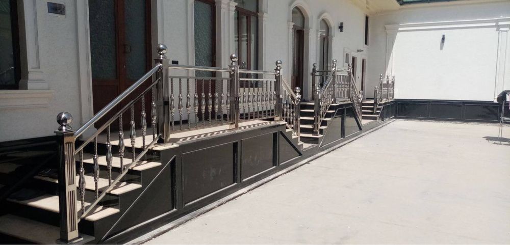 Нержавейка перила решотка