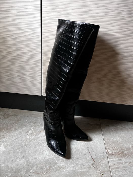 Ботуши на ток кожани