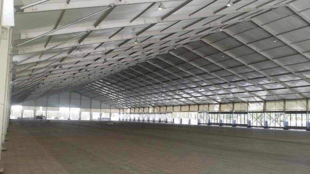 Алюминиевые тентовые ангары.