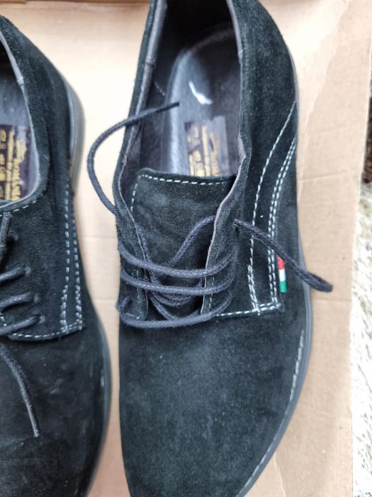 Pantofi băieți piele întoarsă