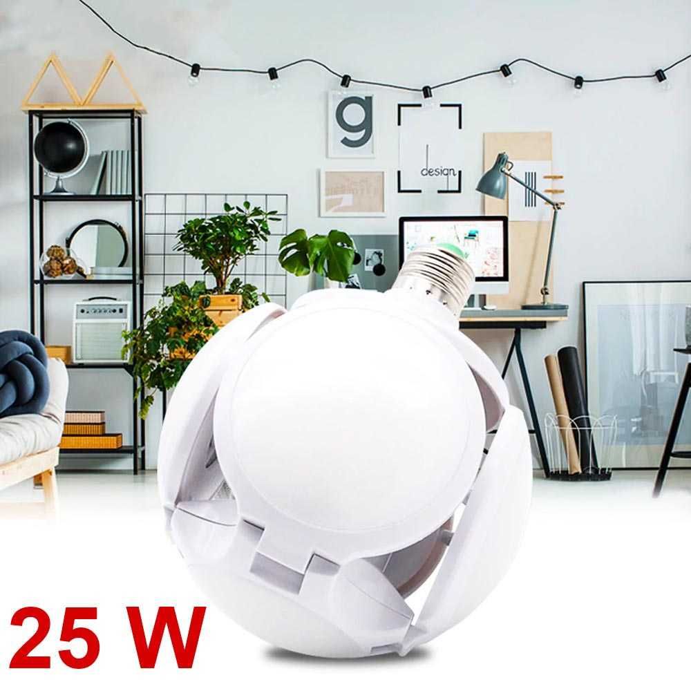 Соларна LED лампа TRANSFORMER BALL 25W Е27, 6500К