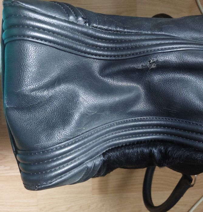 Geantă imitație piele Zara