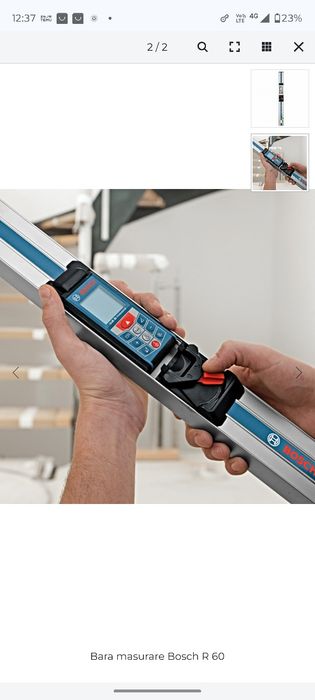 Nivela Bosch R60 610mm compatibil GLM80