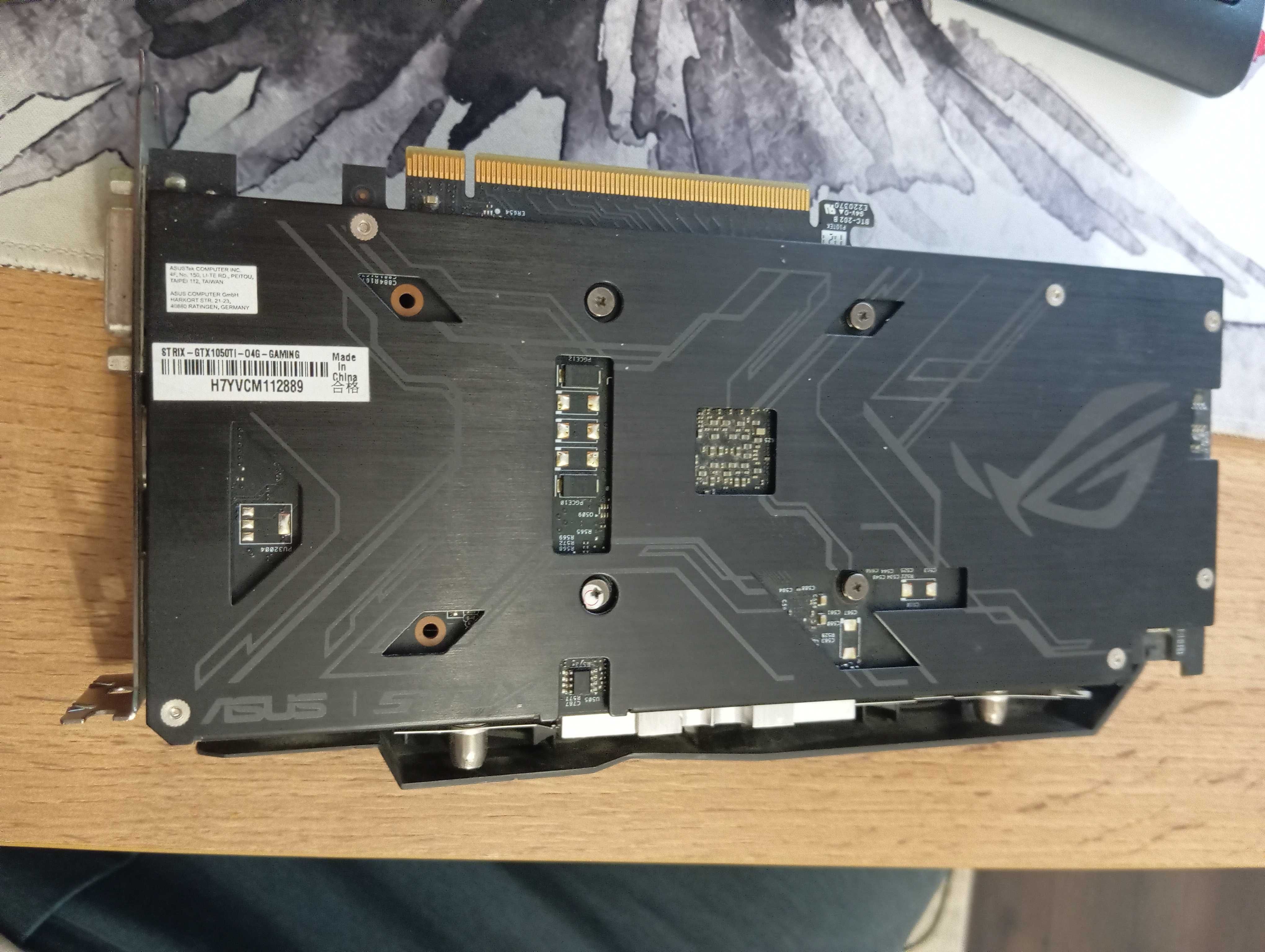 ASUS STRIX GeForce GTX 1050 Ti O4G GAMING | video card - видео карта