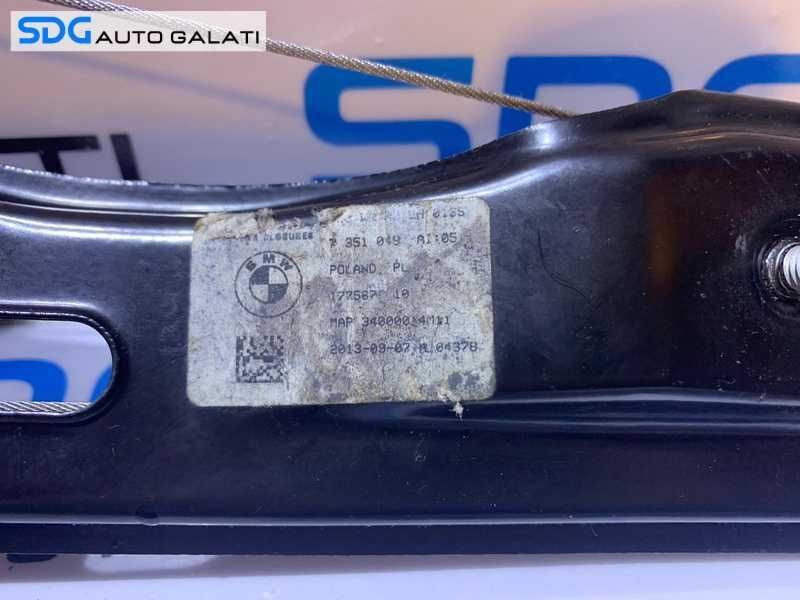 Macara Electrica Usa Portiera Stanga Spate BMW Seria 3 F30 2011 - 2019 Cod 7351049