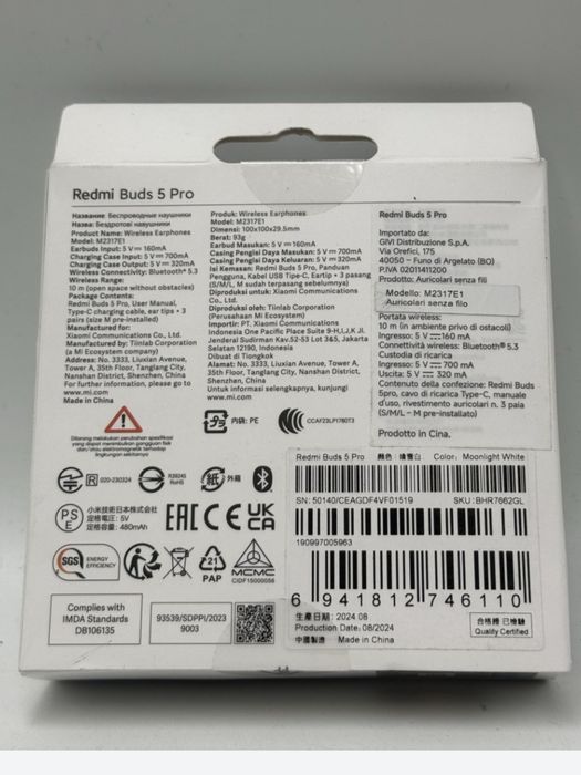 Vând căști Xiaomi Redmi 5 pro