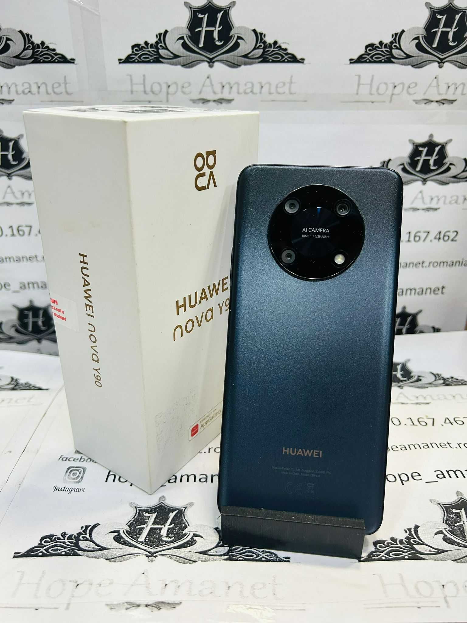 HOPE AMANET P12 - Huawei Nova Y90 / 128-6 GB / Negru