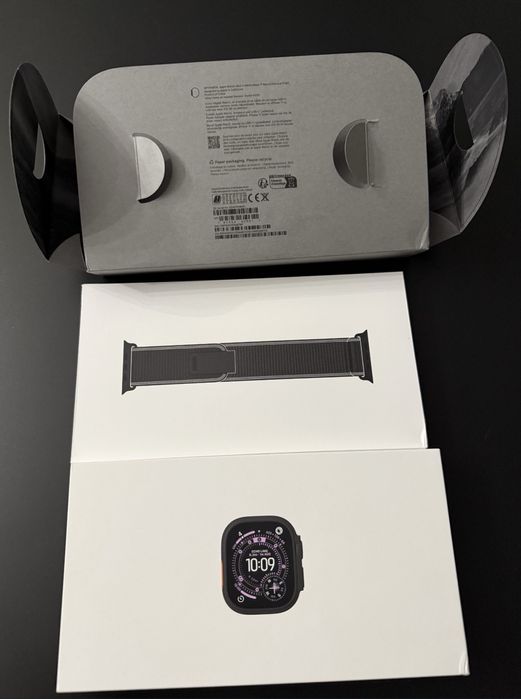 Apple Watch Ultra 3 (49 mm) Titanium – GPS + Cellular – Nou, fullbox