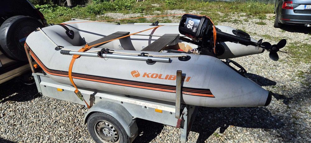 Vand motor barca Tohatsu 9.8cp 2 timpi si barca Kolibri KM300D