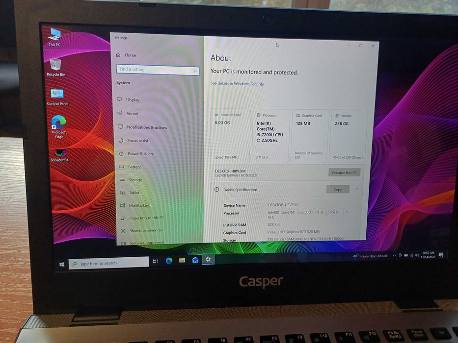 14" FHD IPS Ultrabook Casper™i5/8GB РАМ/256GB SSD