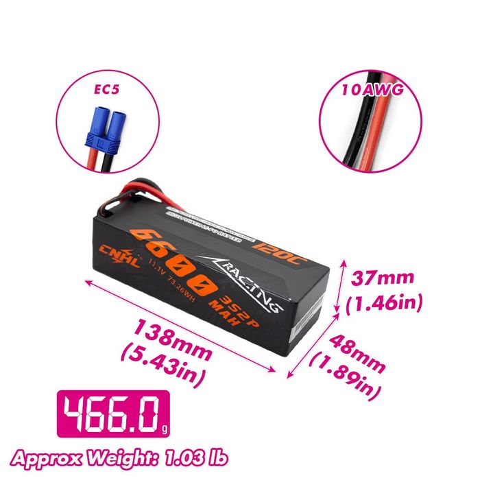 Li-Po батерия RC CNHL 3s 6600mah