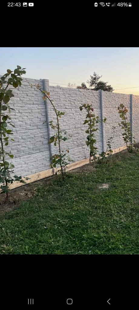 Garduri beton Dâmbovița București Ilfov Giurgiu Argeș Prahova Brașov