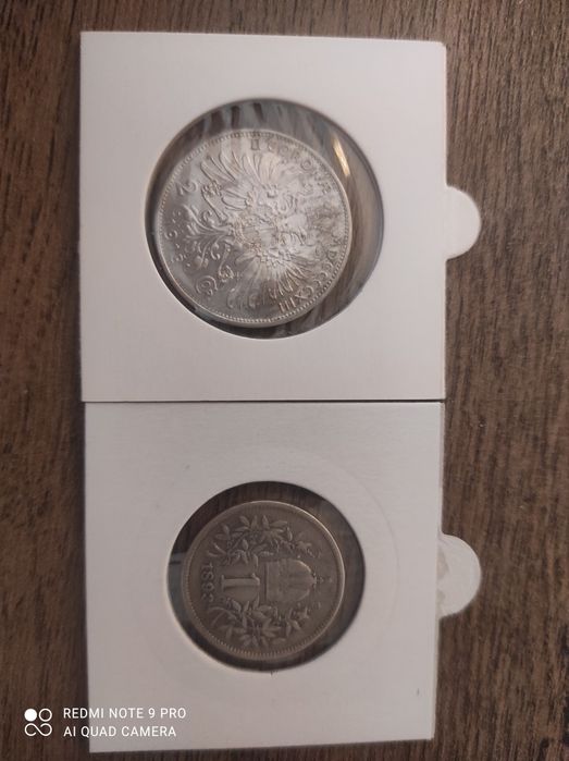 2 monede superbe de argint austro ungare