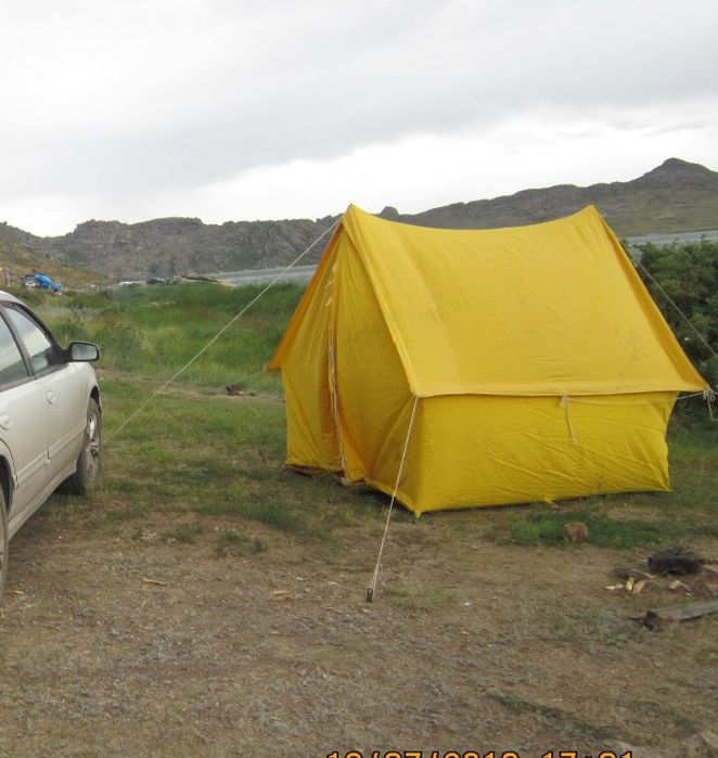 Палатка брезентовая СССР в отличном состоянии