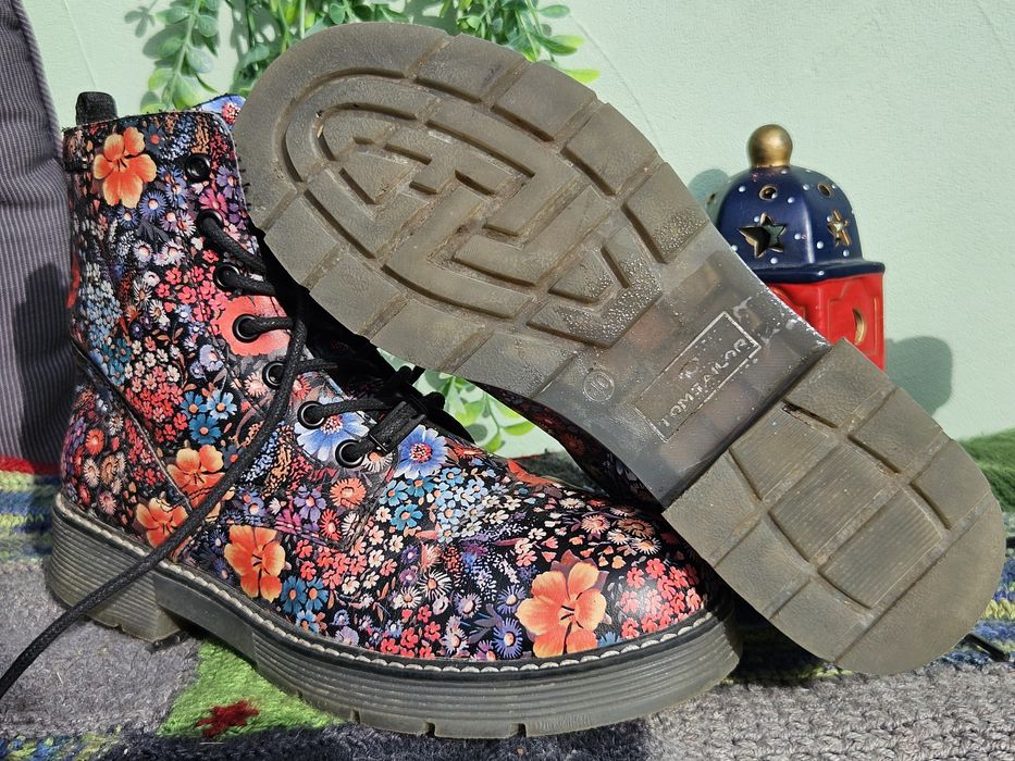 Tom Tailor флорални боти N40