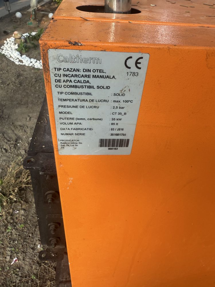 Centrala pe lemne, carbune 35 kw