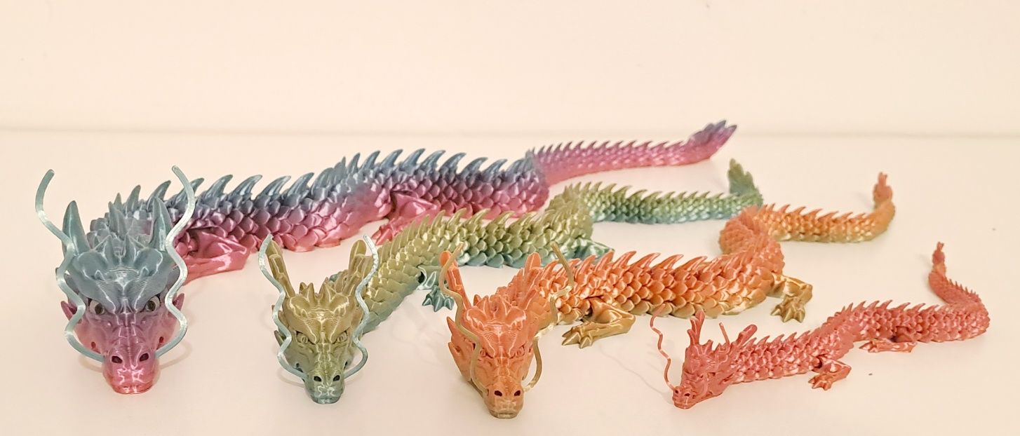 Jucarie Dragon articulat printat 3d