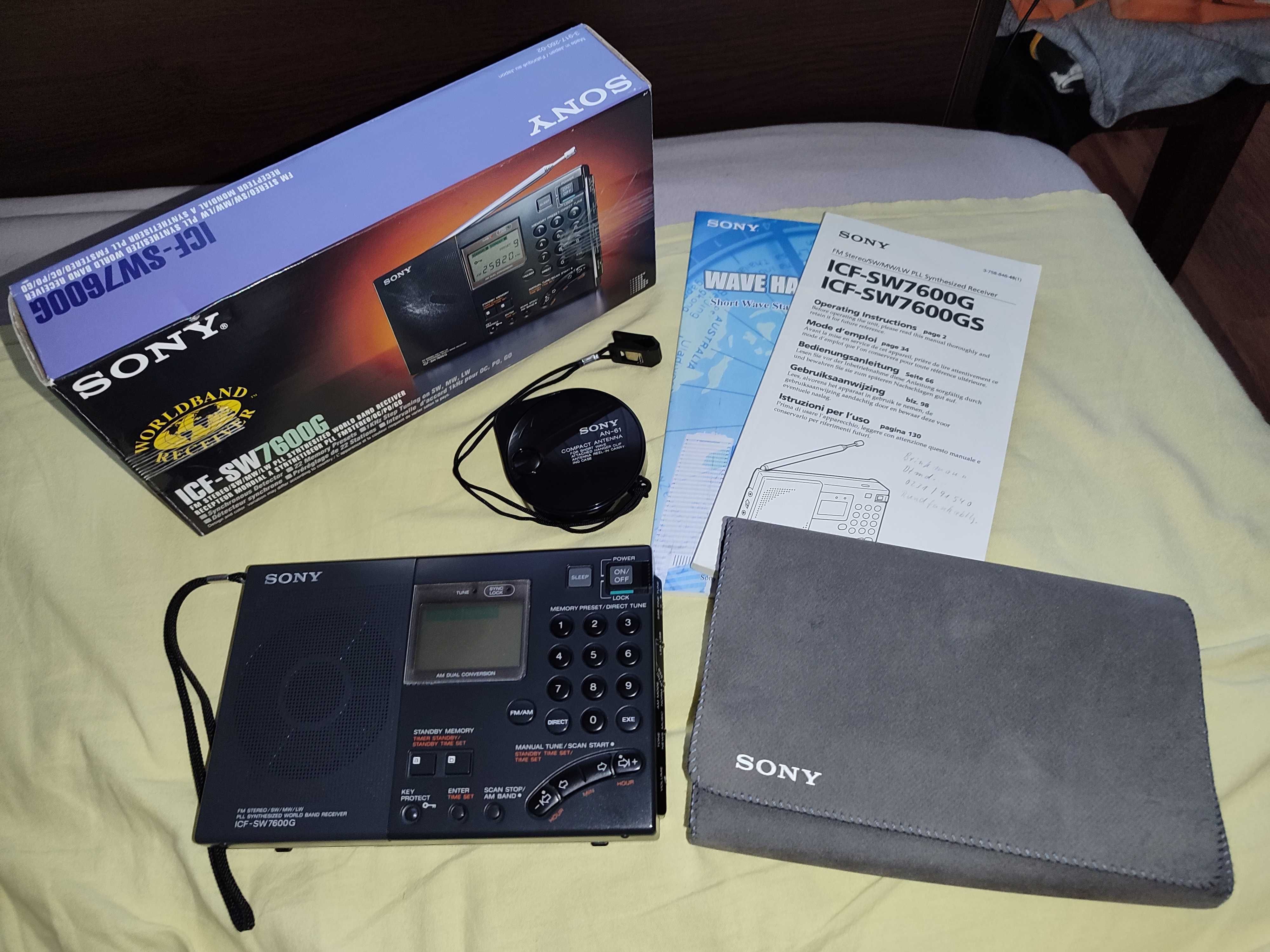 Sony ICF-SW7600G FM Stereo World Radio.